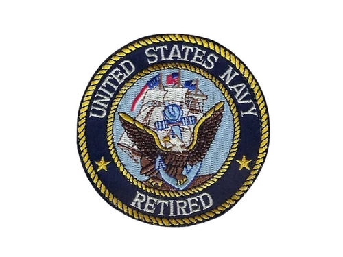 US NAVY RETIRED HAT PATCH CAP EAGLE ANCHOR VETERAN GIFT SEAL LOGO GIFT WOW - Picture 3 of 33