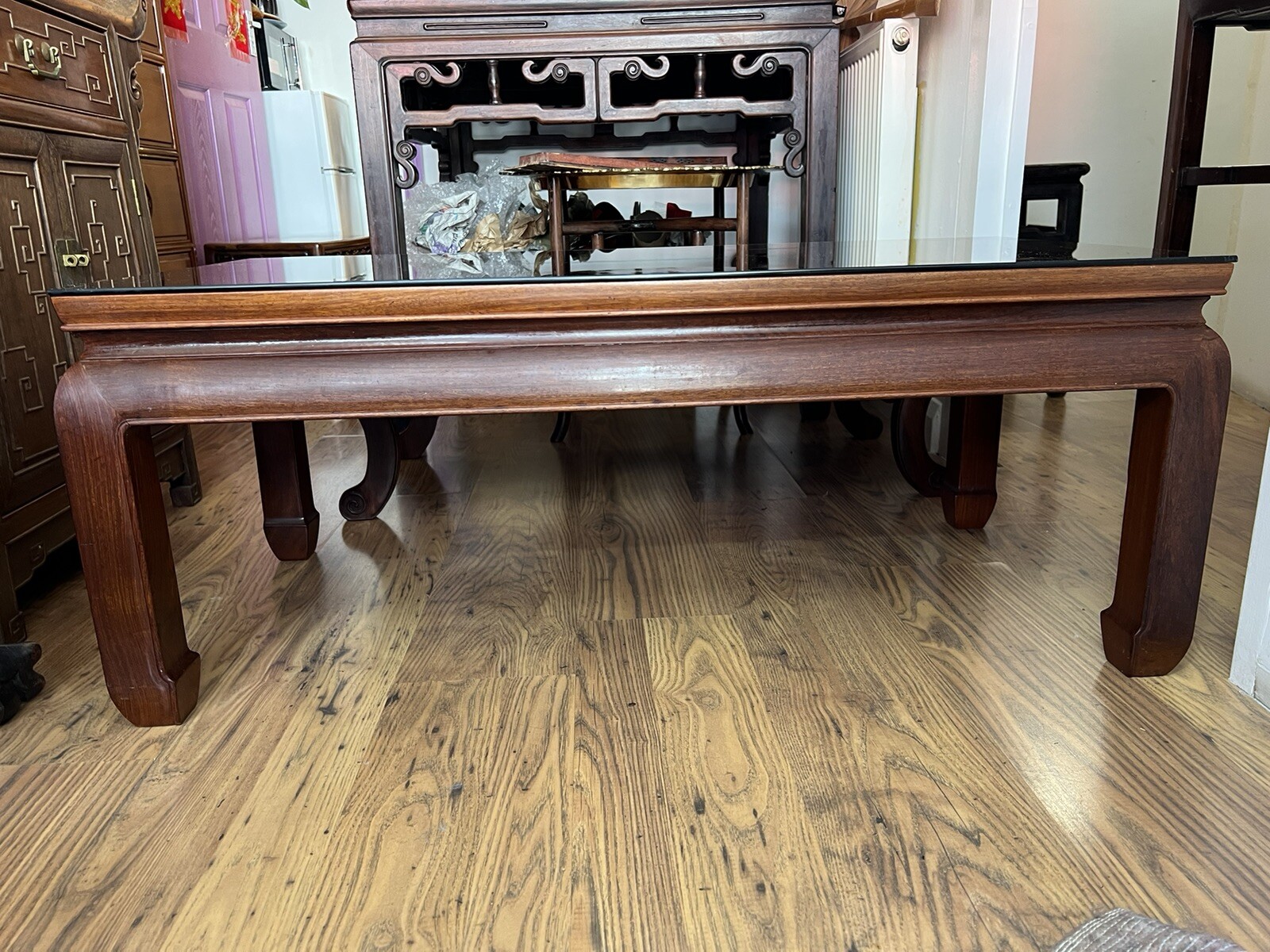 MING STYLE CHINESE ROSEWOOD COFFEE TABLE BY ZEE & CO HARDWOOD FURNITURE eBay