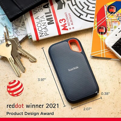 SanDisk Extreme V2 4TB USB-C Portable External SSD (SDSSDE61-4T00