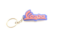 For Vespa Scooter Key Chain Red & Blue Classic #19-69