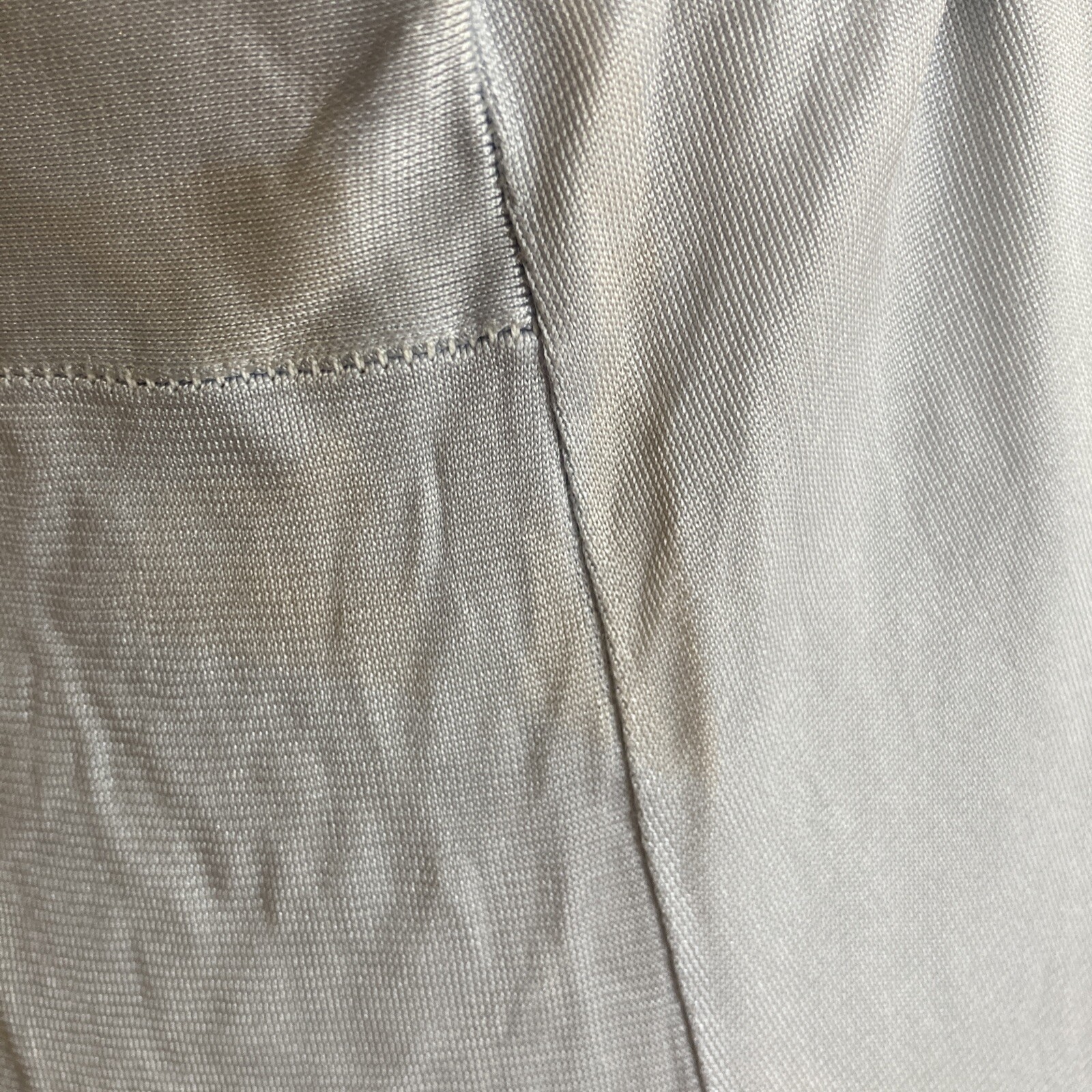 Original Vintage 1920s 1930s 1940s Pale Blue Silky Pyjamas Loungewear, Small 4