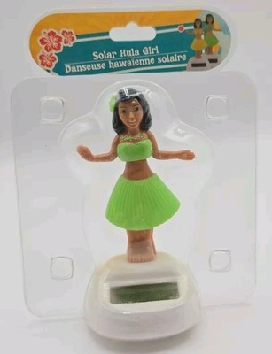 Hawaiian Solar Hula Girl Dashboard Doll Dancing OrnamentMiniFigure Suncatcher20z