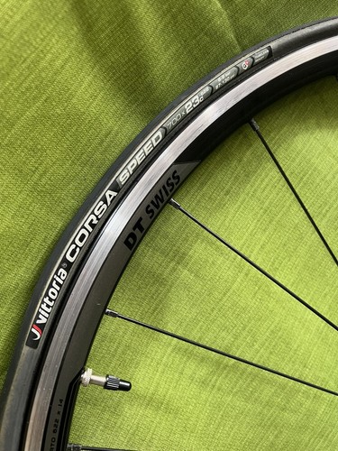 Set of DT Swiss 2.0 ETRTO 622x14 w/Vittoria Corsa Speed 700x23c EXCELLENT COND - Picture 7 of 10