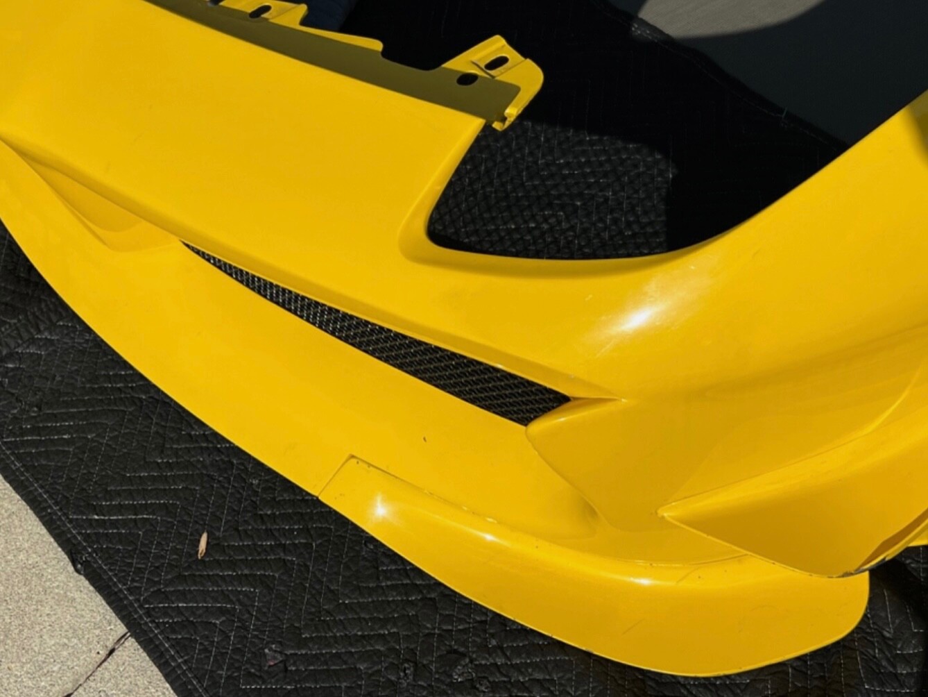 ferrari 488 challenge front bumper OEM carbon fiber grills spoilers canards nice