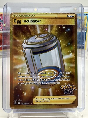 2022 Pokémon GO Egg Incubator 087/078 Gold  Secret Rare Trainer NM-MINT