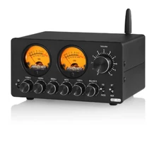 little bearHIFI5-Band EQ Equalizer Stereo Audio Preamp Speaker Receiver VU Meter