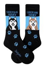 Husky Crew Socks Unisex