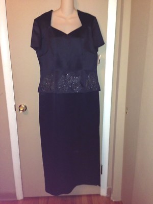 Robe Longue De Soirée Liz Claiborne Taille 16 - Neuve Avec étiquettes, Valeur De 190$
