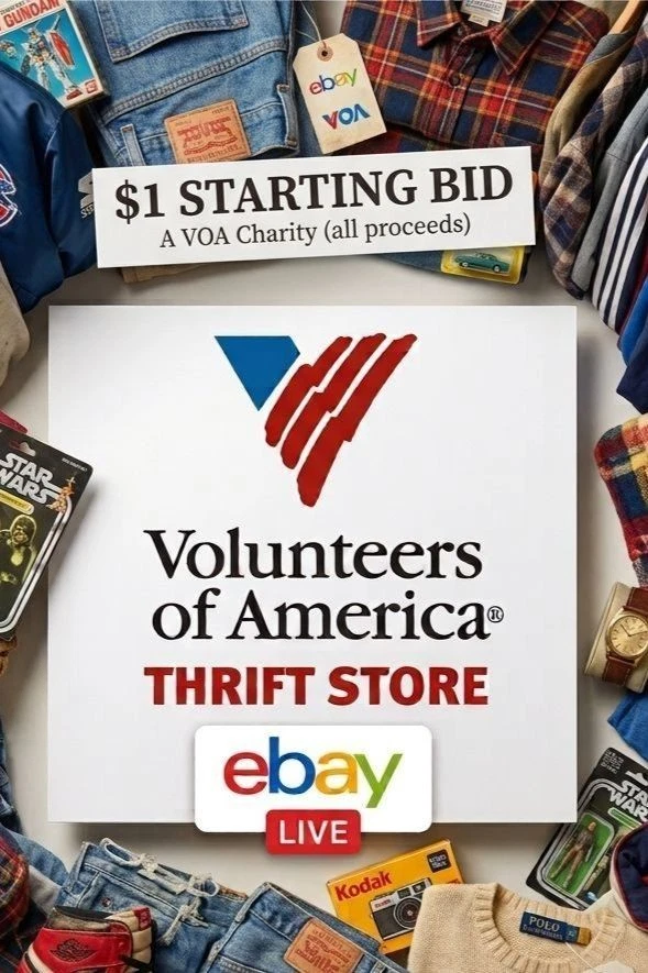[Draft] $1 Starts! | New/Used Apparel, Jewelry, Collectibles! For Charity