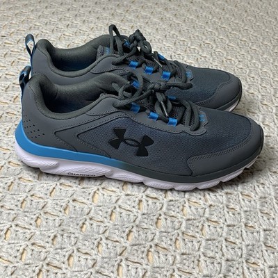 Under Armour Charged Assert 10 Wide Men s Running Shoes Gray/White Size 10