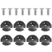 8 Sets Kayak Rope Buckle Boat Line Guide Deck Fitting with Screw