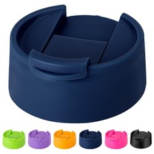 Prurex Flip Lid for Hydro Flask 12 16 18 20 32 40 64 oz Wide 1Pack, Dark Blue