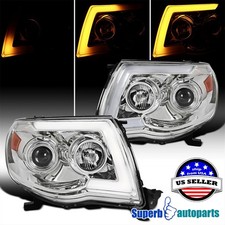 Fit 2005-2011 Tacoma Led Sequential Switchback Signal Projector Headlights 05-11 Fit 2005-2011 Tacoma Led Sequential Switchback Signal Projector Headlights 05-11