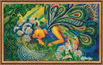 Bead Embroidery Kit ''Fabulous dream'' Stitching Handmade Beadwork