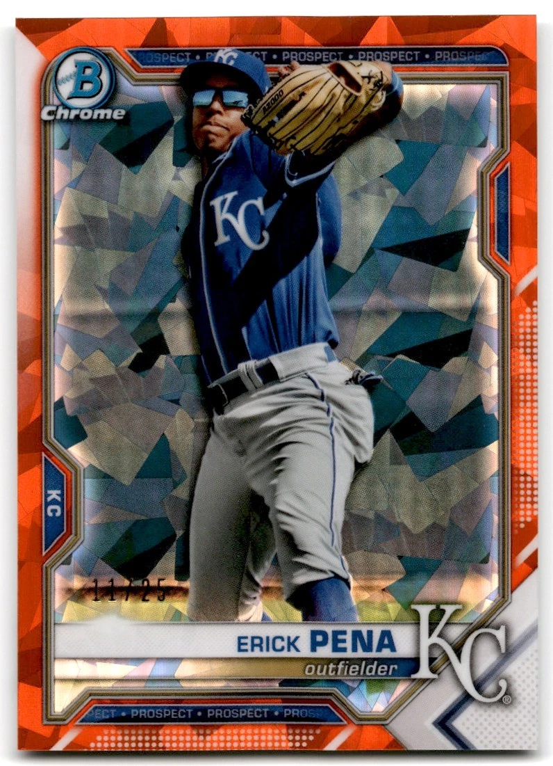 2021 Bowman Chrome Draft Sapphire Edition - Erick Pena #BDC-178