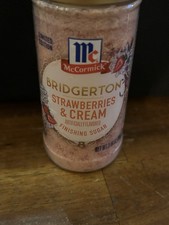McCormick Bridgerton Finishing Sugar Strawberries Cream Limited Edition 3.16 oz
