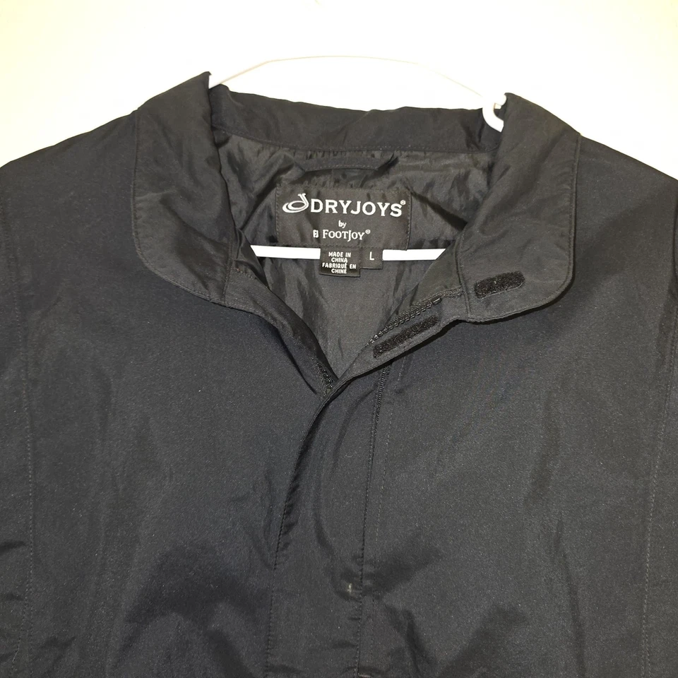 FootJoy DryJoys Hydrolite L 高尔夫雨衣男式可调袖拉链口袋 — 第 4/4 张图片