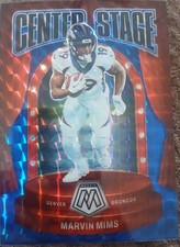 2024 Panini Mosaic - Center Stage Blue Mosaic Prizm #23 Marvin Mims 20/99