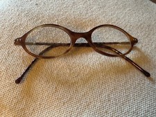 VTG Giorgio Armani 388 249 Tortoiseshell Oval Glasses Frames Italy 46 19 140