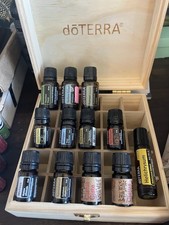 Doterra Essential Oils Case With Variety Of Oils Open Old Stock And new