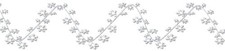 Gleam 'N Flex Snowflake Garland 25 Feet