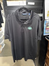 New York Jets Cutter & Buck Polo Men's Black New Size XL With Tags
