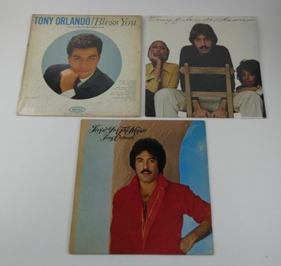 Lot of 3 Tony Orlando Bless You He Don't Love You+1 Vinyl LP Album Used