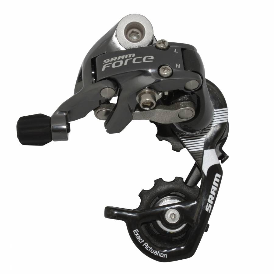 Dérailleur arrière SRAM Force 10v avec chape en carbone double max 28dts ultra léger