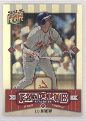 2002 Donruss Best of Fan Club 421/2025 JD Drew #294 sh7