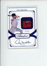 2024 Flawless Paul Molitor #PPV-PM Sapphire Prime Patch Relic Auto 7/15 READ