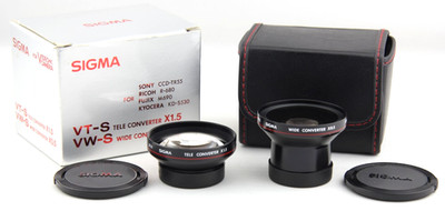 Sigma VT-S & VW-S Tele & Wide Converter in OVP für Sony Ricoh FujiX etc. #10096
