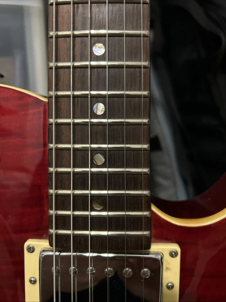 2003 Dean Evo Flame Maple Top Red With Gig Bag KOREA - Image 4 of 4