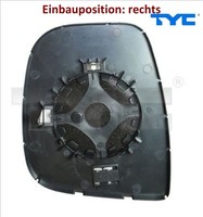 Tyc 305-0183-1 Spiegelglas FüR AußEnspiegel Rechts
