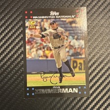 Topps 2007 Ryan Zimmerman #600 Rookie Washington Nationals Baseball Card. rookie card picture
