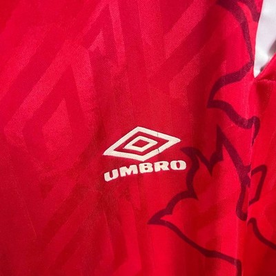 Wales National Team 1992–94 Home Shirt Umbro Vintage Football