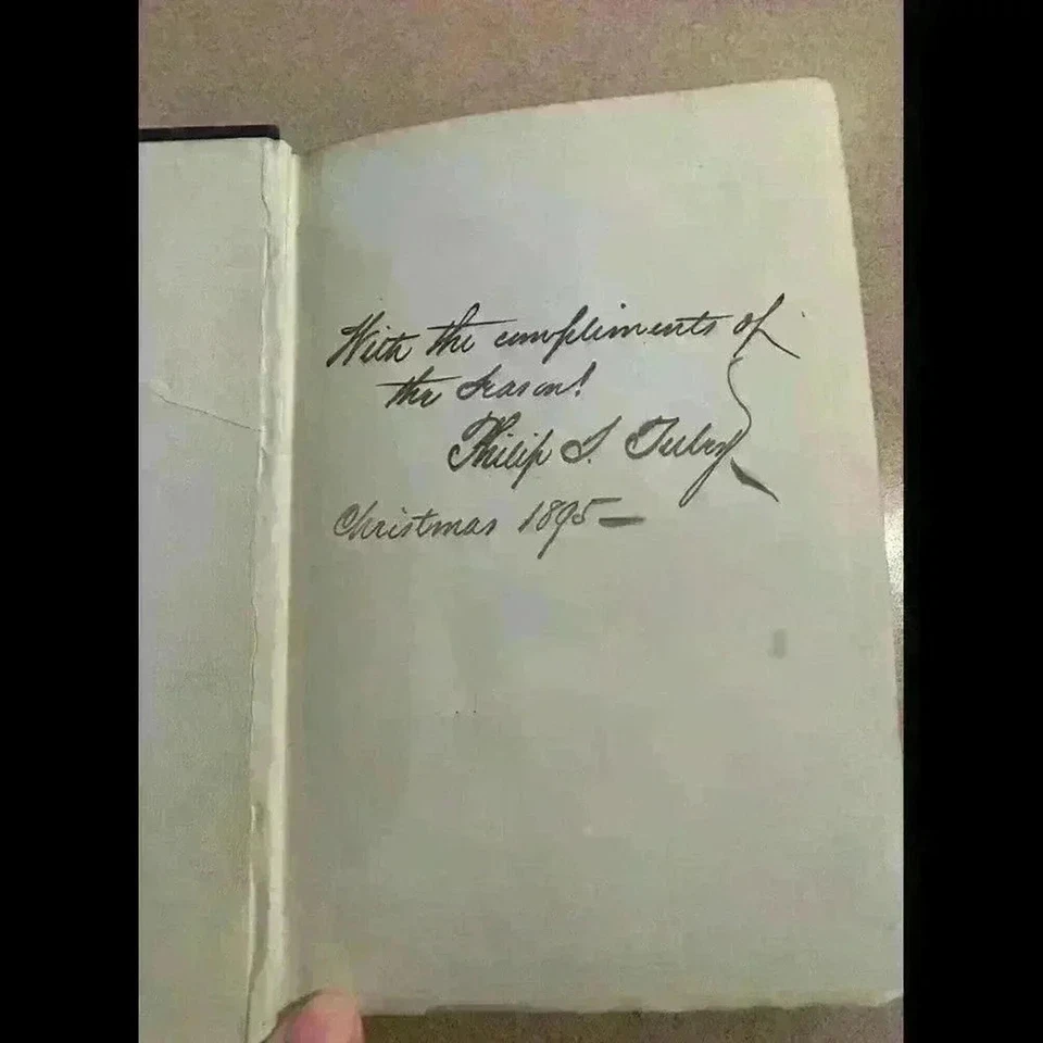 Santa Biblia de la Familia de 1893 del 1er Obispo de Lexington Foto 4 de 4