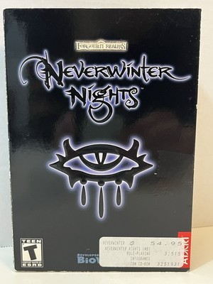 Neverwinter Nights 3 CD-ROM (PC, 2002) Big Box Set w/Manual, Quick Ref, & Map