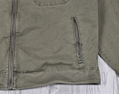 Carbon 2 Cobalt Mens XL Olive Green Canvas Cotton Field Jacket Military Utility image 7