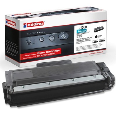 Edding Edding 1050 Toner Cartridge Replaces Brother 2320 Black   2.600 Pages