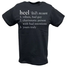 Pro Wrestling Heel Dictionary Definition T-shirt