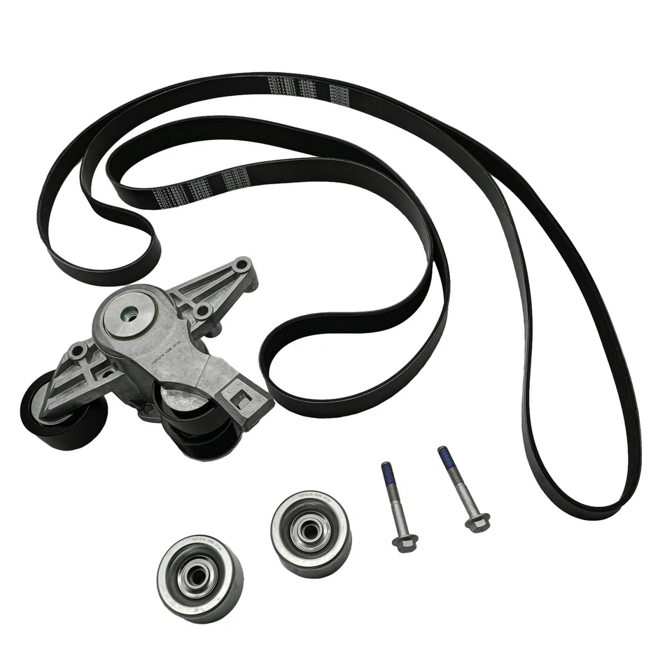 Kit de componentes de transmisión por correa Serpentine para 10-19 Freightliner Cascadia Western Star Foto 2 de 4