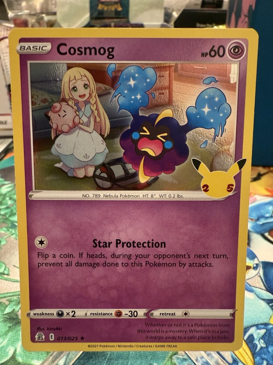 cosmog pokemon card price Cosmog - 013/025 - Holo Rare NM, English Pokemon Celebrations