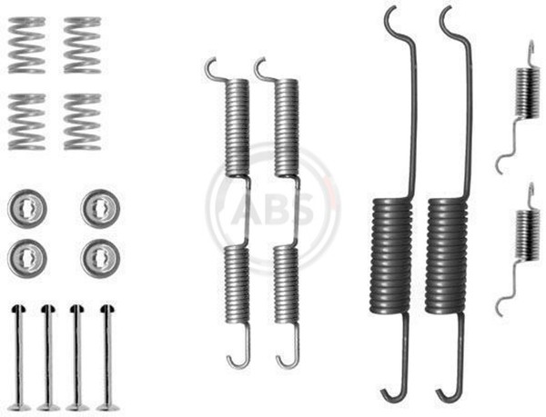 ZubehöRsatz Bremsbacken A.B.S. 0727Q FüR Mercedes MB W631 Bus 631 332 342 333-image