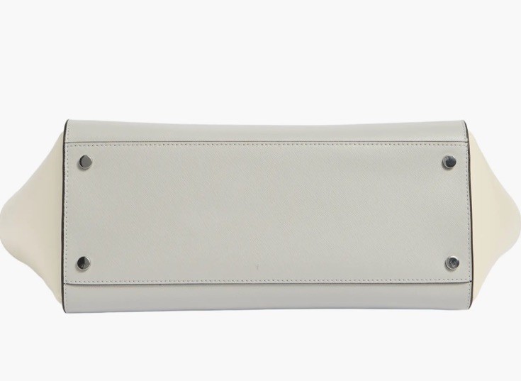 NWT Kate Spade New York Madison Laptop Tote Shoulder Bag In Platinum Gray Multi image 6