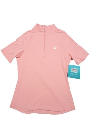 Coolibar Women's Medium Albatrose Golf Elbow Sleeve UPF 50 Pink Top NWT Active