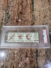 PSA Authenticated Mint 9 - Original 1969 Woodstock Ticket - Low Number - Rare
