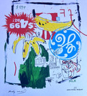 Andy Warhol X Jean-Michel Basquiat Litografie COA Signiert Handnummeriert