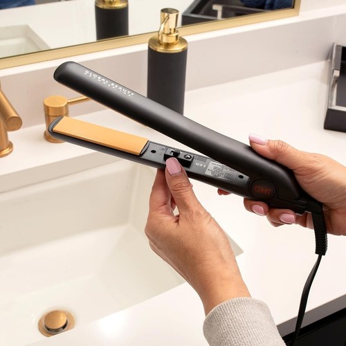 CHI Original Ceramic Flat Iron Ceramic Floating Plates 1" Iron Black - Picture 7 of 8
