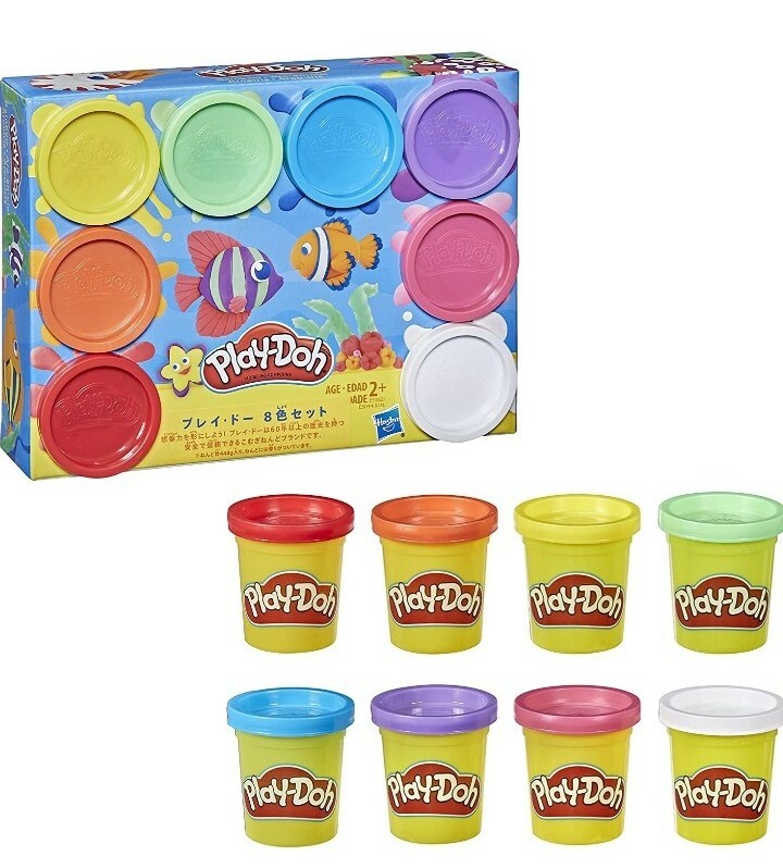 Pâte à modeler Play-Doh kit arc-en-ciel de 8 pots pour activités manuelles
