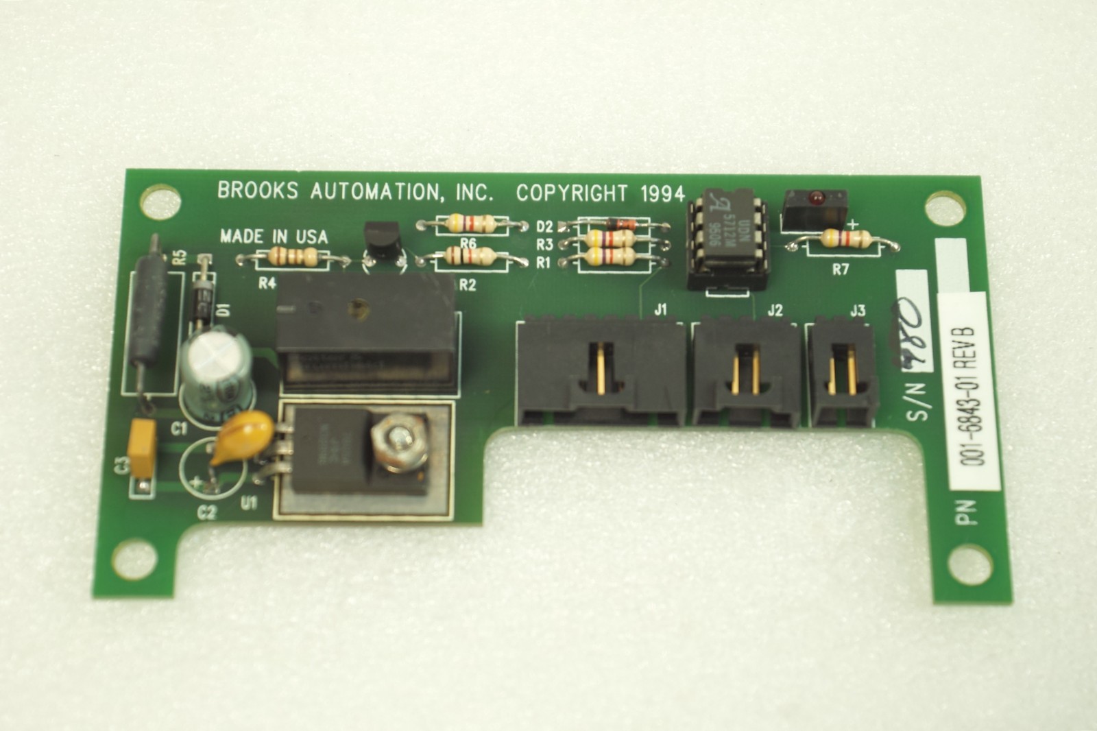 BROOKS 001-6843-01 16843-01 MLC94VO43/94 BOARD FREE SHIP